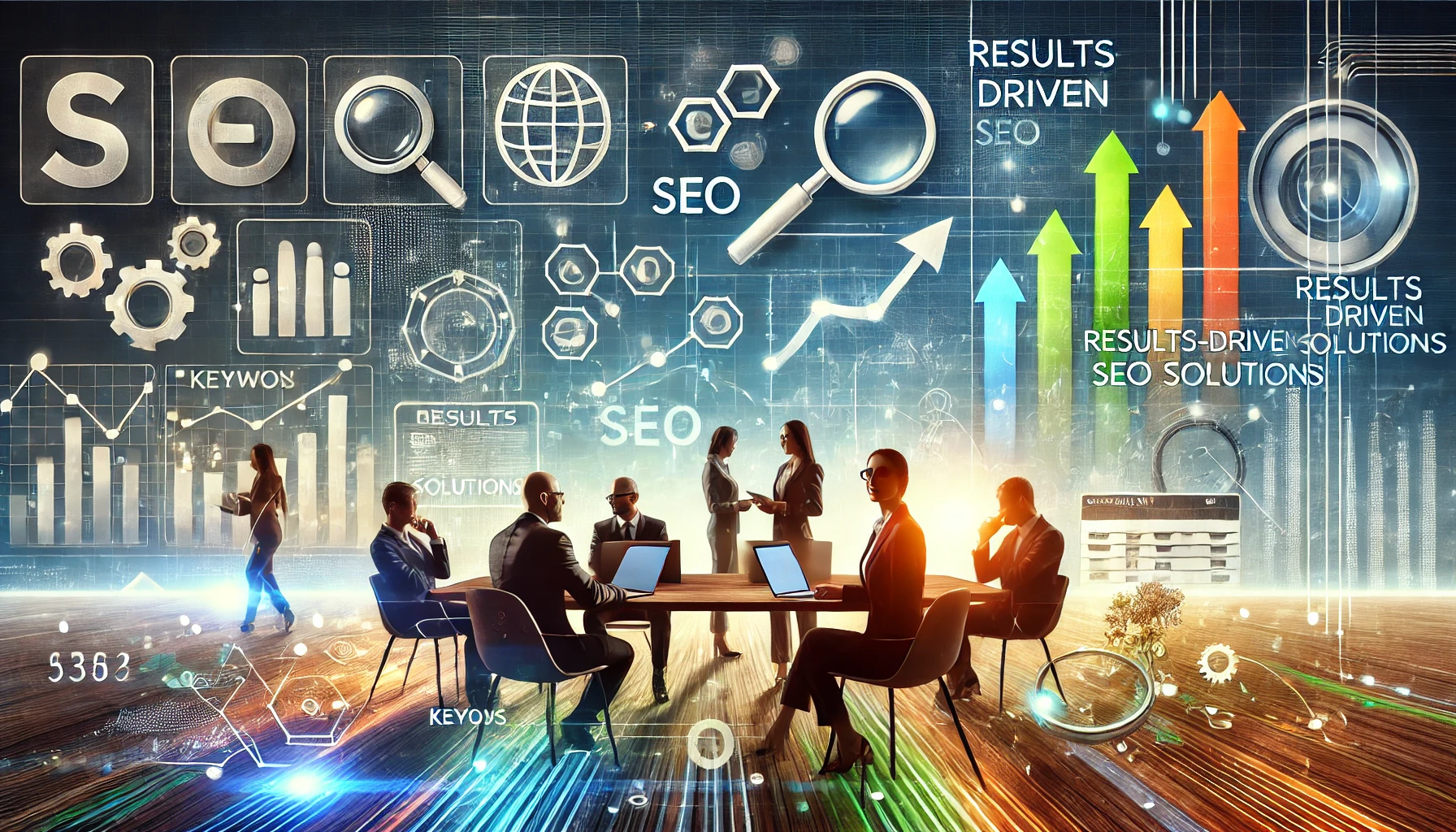 Results-Driven SEO Solutions Concept