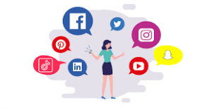 Social media engagement refers to the interaction between users and content on social media platforms.